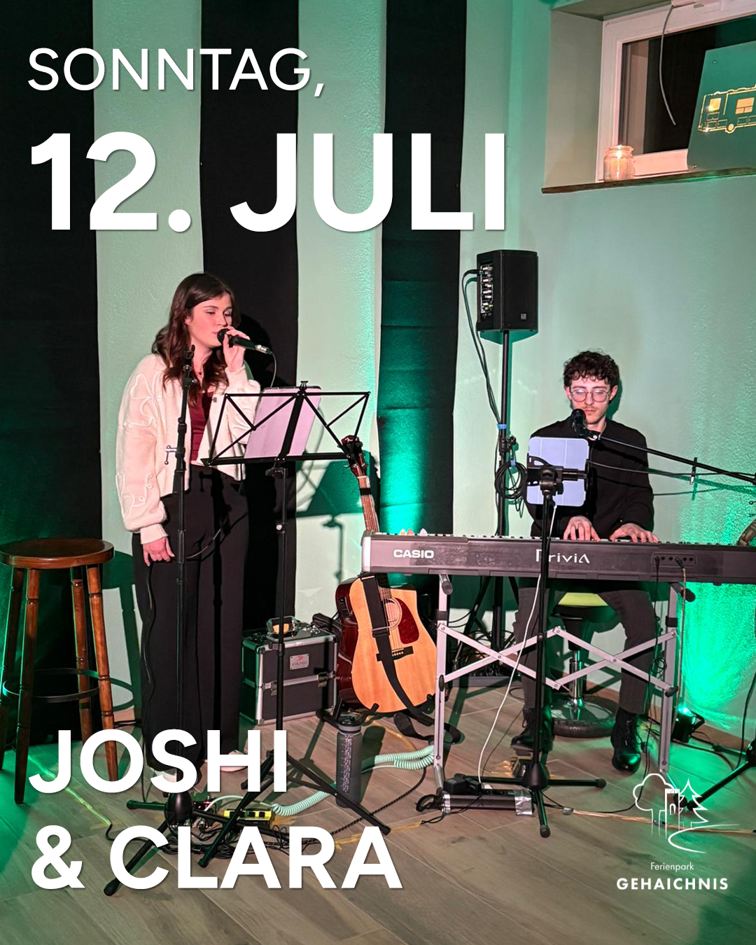 Hutkonzert mit Joshi & Clara