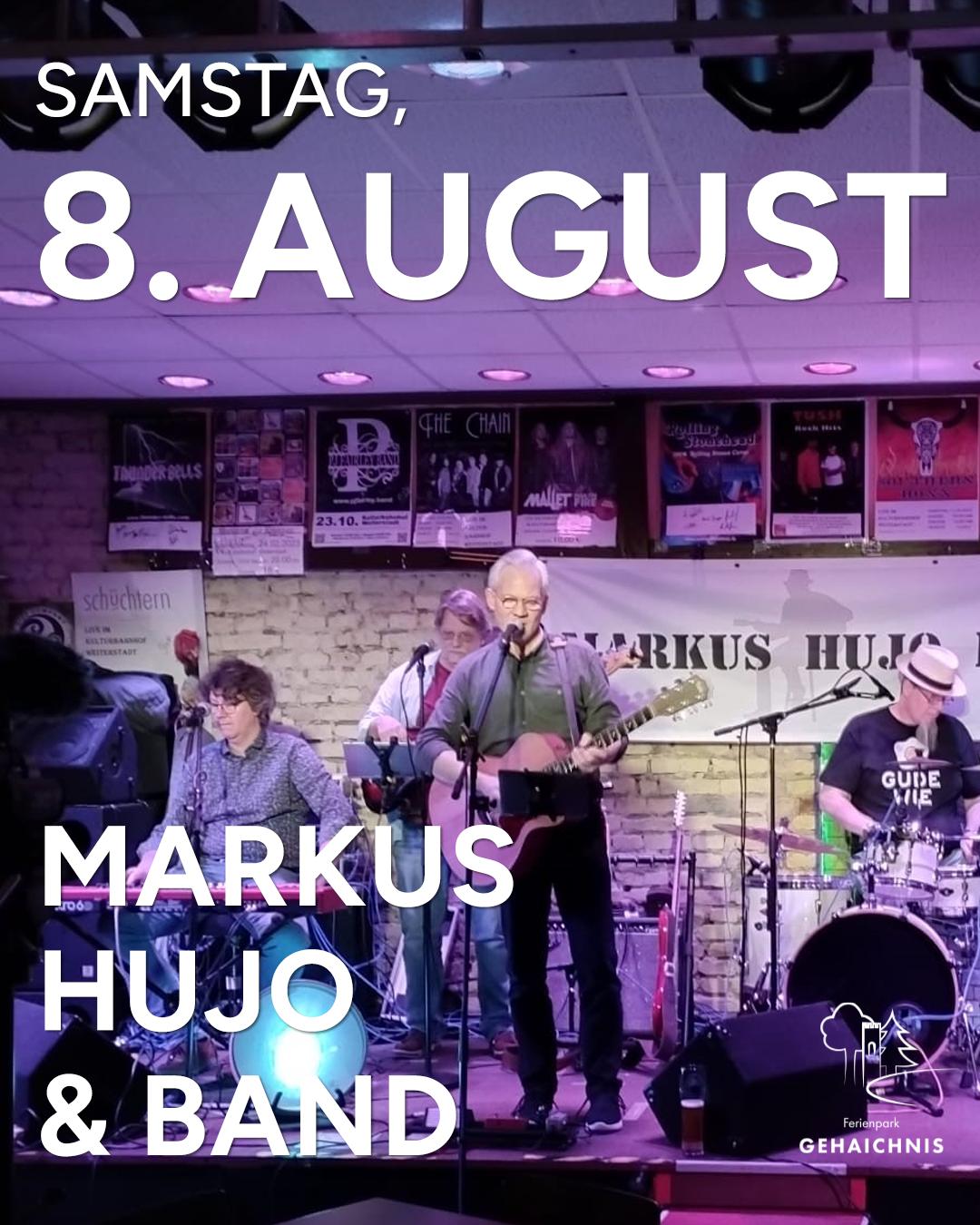 Hutkonzert mit Markus Hujo & Band