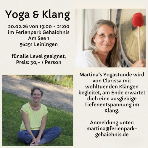 Yoga & Klang – Erlebe die Harmonie